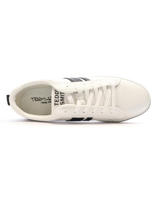Teddy smith 78122 witte heren sneakers - Kiabi