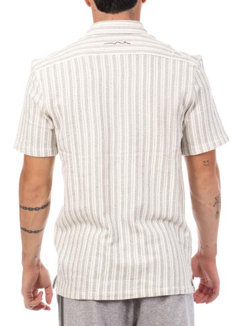 Teddy Smith Akuma Ecru/Beige Herenoverhemd - Kiabi Teddy Smith Akuma Ecru/Beige Herenoverhemd - Kiabi