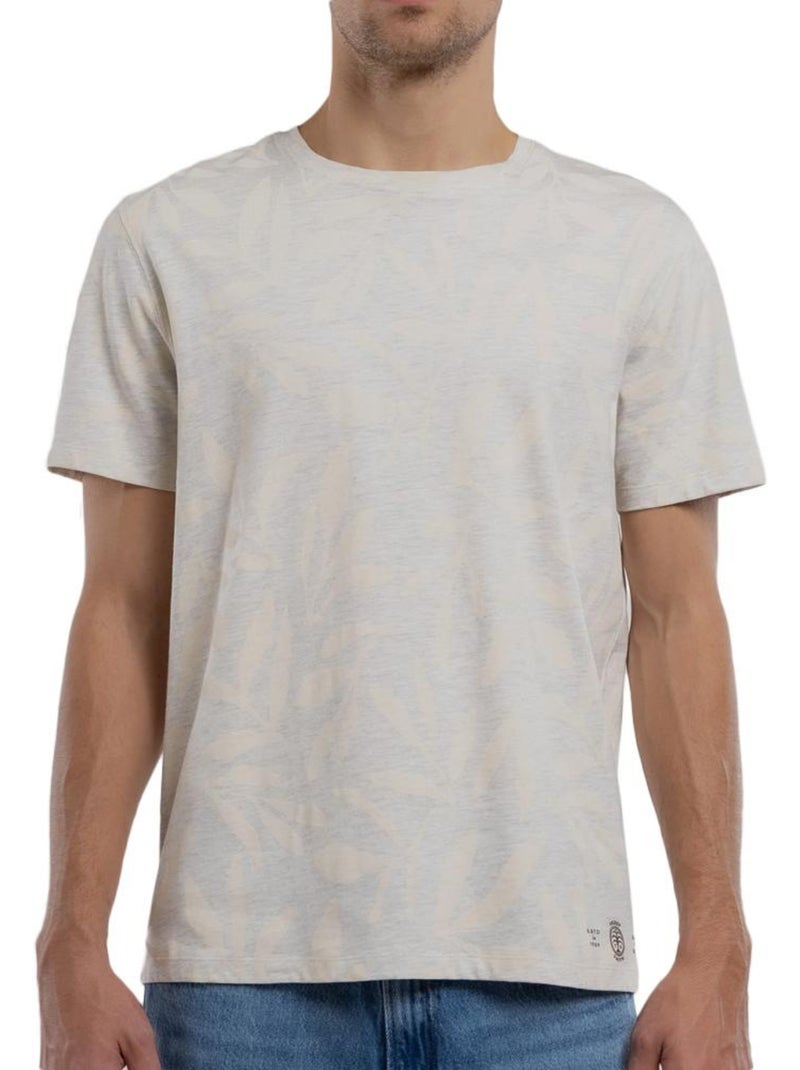 Teddy smith areski t-shirt voor heren - grijs/ecru Ecru - Kiabi