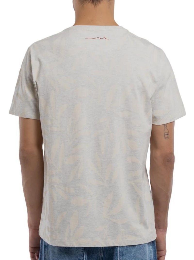 Teddy smith areski t-shirt voor heren - grijs/ecru Ecru - Kiabi