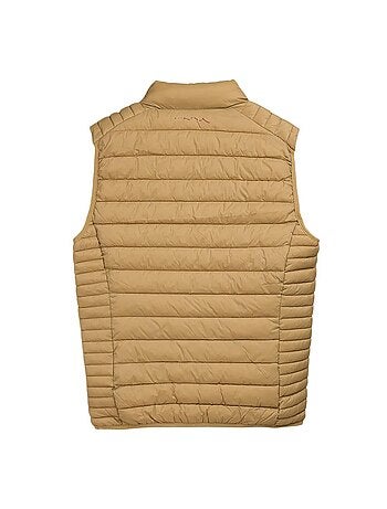 Teddy smith b-terry heren bodywarmer beige - mouwloze jas