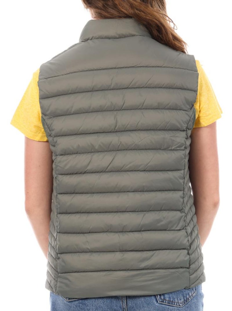 Teddy Smith B-Terry Kaki Bodywarmer voor Dames Groen - Kiabi