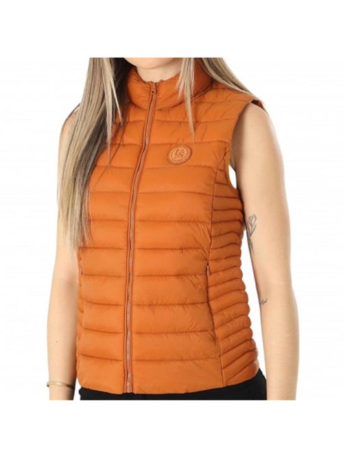 Teddy Smith B-Terry Oranje Dames Bodywarmer - Kiabi Teddy Smith B-Terry Oranje Dames Bodywarmer - Kiabi