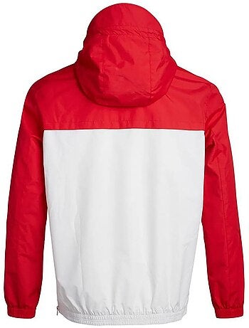 Teddy smith banko windjack voor heren - wit/rood