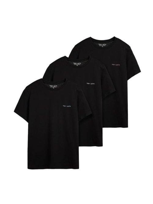 Teddy Smith Cascade Heren T-shirts Zwart - 3-pack - Kiabi