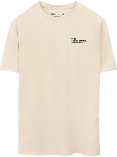 Teddy Smith Company T-shirt voor jongens - Beige - Kiabi Teddy Smith Company T-shirt voor jongens - Beige - Kiabi