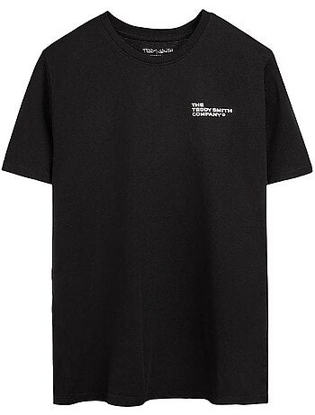 Teddy smith company zwart t-shirt voor jongens