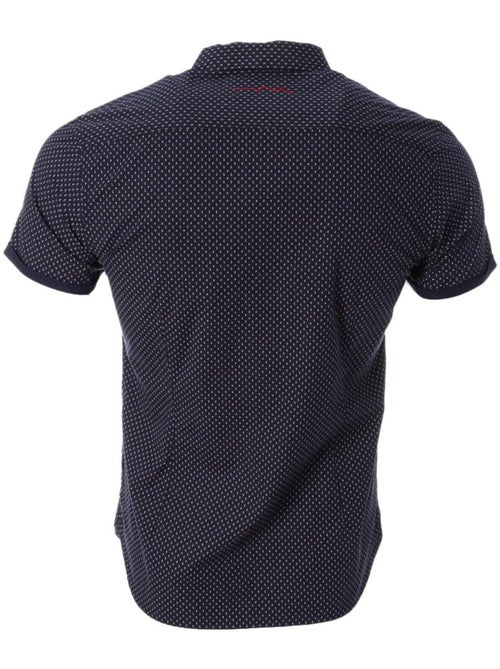 Teddy Smith Cut Mc Heren overhemd met marinepatroon 10711556D - Kiabi Teddy Smith Cut Mc Heren overhemd met marinepatroon 10711556D - Kiabi