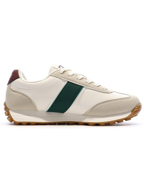 Teddy Smith Dames Sneakers Beige/Bordeaux 120548 - Kiabi Teddy Smith Dames Sneakers Beige/Bordeaux 120548 - Kiabi