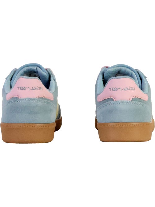 Teddy Smith Dames Sneakers Blauw/Geel 120123 - Kiabi Teddy Smith Dames Sneakers Blauw/Geel 120123 - Kiabi