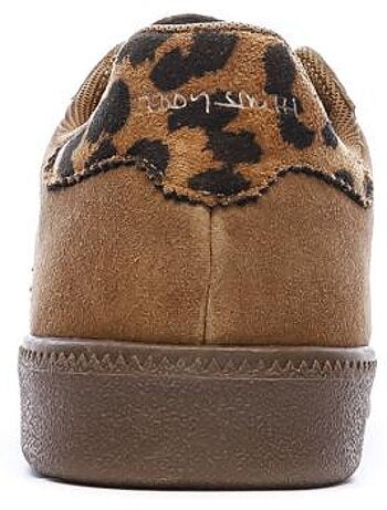 Teddy smith dames sneakers bruin/luipaardprint 120233