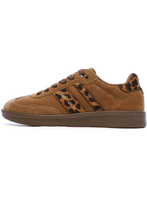 Teddy Smith Dames Sneakers Bruin/Luipaardprint 120233 - Kiabi Teddy Smith Dames Sneakers Bruin/Luipaardprint 120233 - Kiabi