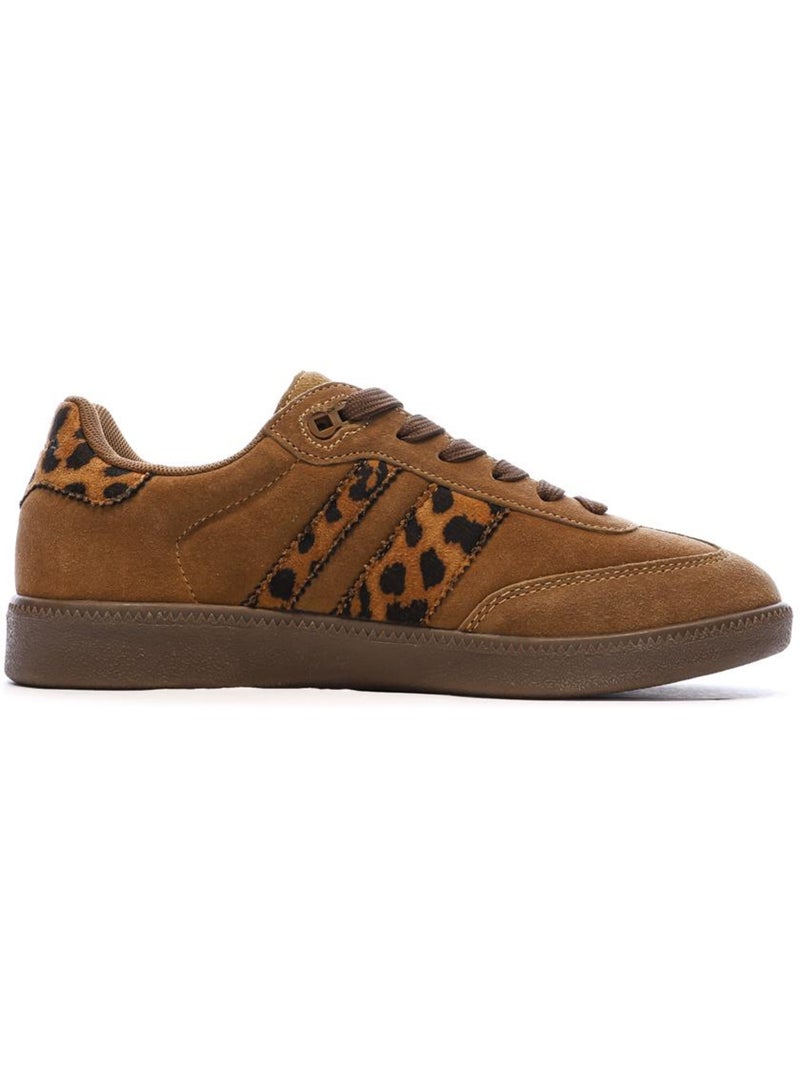 Teddy Smith Dames Sneakers Bruin/Luipaardprint 120233 Cappuccinobruin - Kiabi