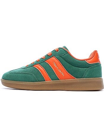 Teddy smith dames sneakers groen/beige 120235
