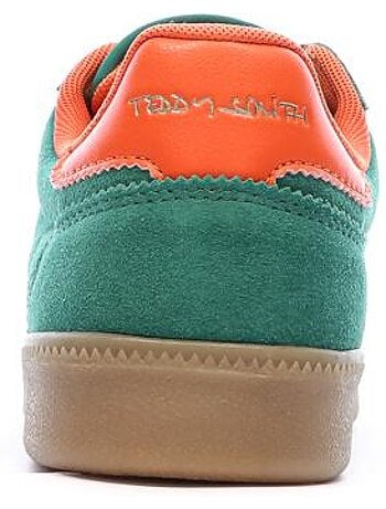 Teddy smith dames sneakers groen/beige 120235