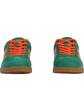 Teddy smith dames sneakers groen/beige 120235