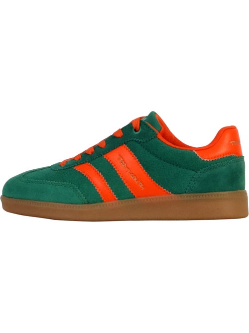 Teddy Smith Dames Sneakers Donkergroen/Oranje 120235 - Kiabi