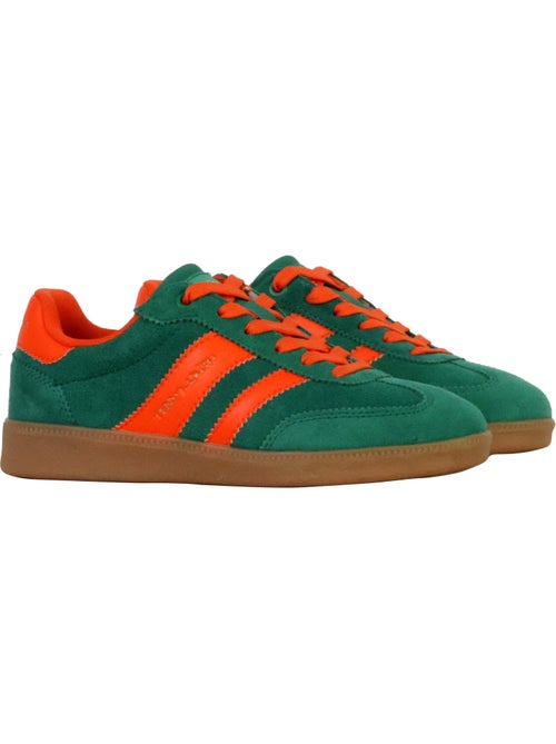Teddy Smith Dames Sneakers Donkergroen/Oranje 120235 - Kiabi