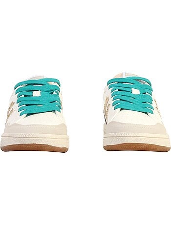 Teddy smith dames sneakers ecru/goud 120598