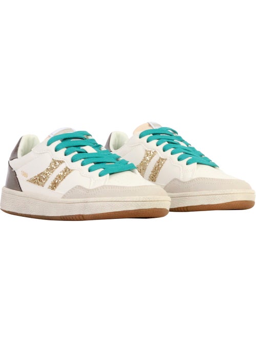 Teddy Smith Dames Sneakers Ecru/Goud 120598 - Kiabi Teddy Smith Dames Sneakers Ecru/Goud 120598 - Kiabi