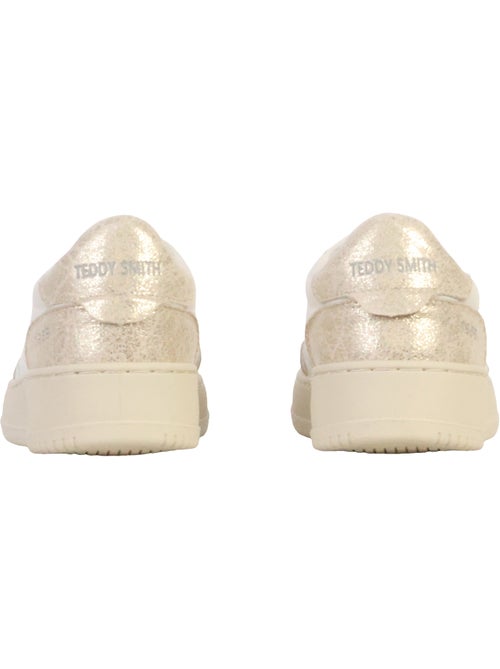 Teddy Smith Dames Sneakers Goud/Ecru 120540 - Kiabi Teddy Smith Dames Sneakers Goud/Ecru 120540 - Kiabi