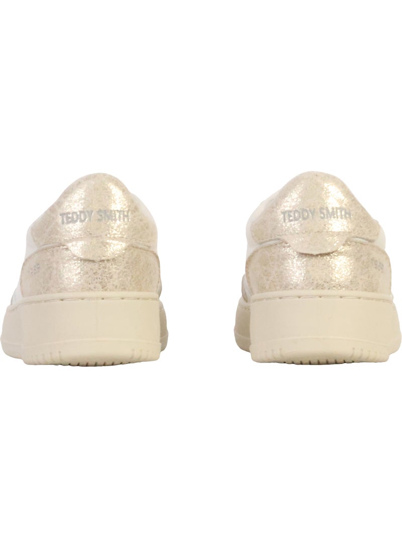 Teddy Smith Dames Sneakers Goud/Ecru 120540 Goud/Goudkleurig - Kiabi