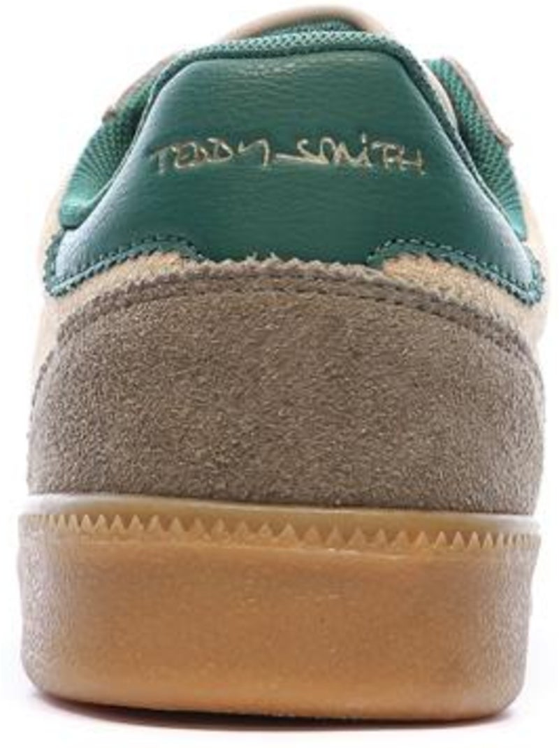 Teddy Smith Dames Sneakers Groen/Beige 120235 Beige - Kiabi