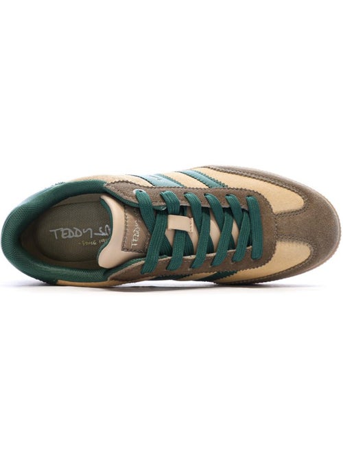 Teddy Smith Dames Sneakers Groen/Beige 120235 - Kiabi