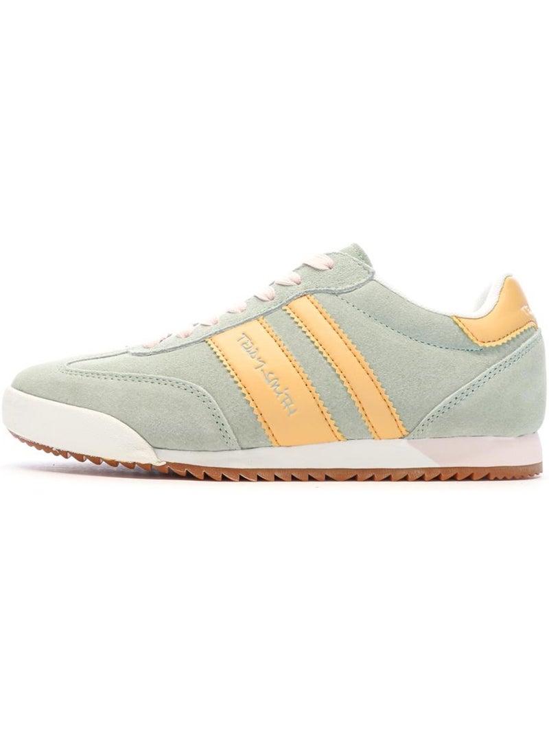 Teddy Smith Dames Sneakers Groen/Geel 120132 Groen - Kiabi