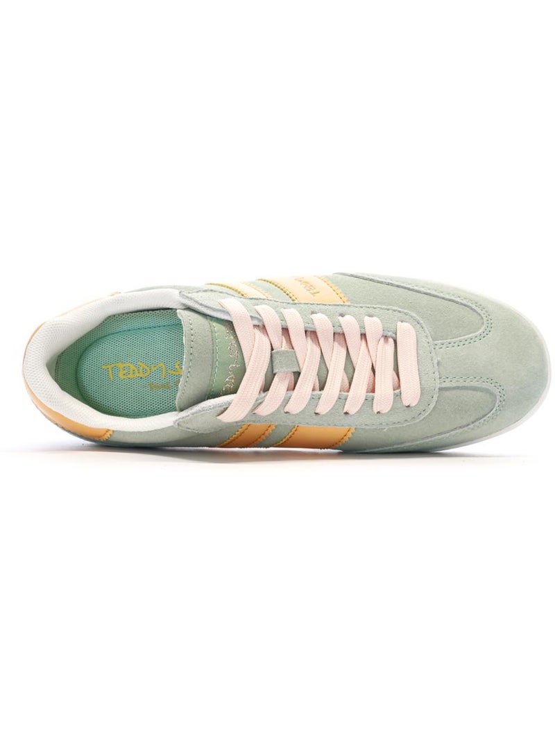 Teddy Smith Dames Sneakers Groen/Geel 120132 Groen - Kiabi
