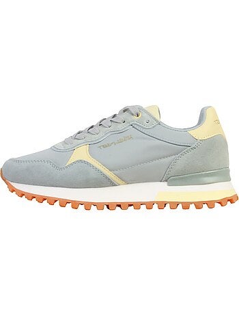 Teddy smith dames sneakers beige/oranje 120515