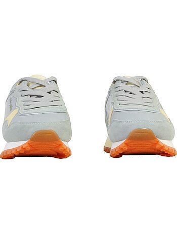 Teddy smith dames sneakers beige/oranje 120515