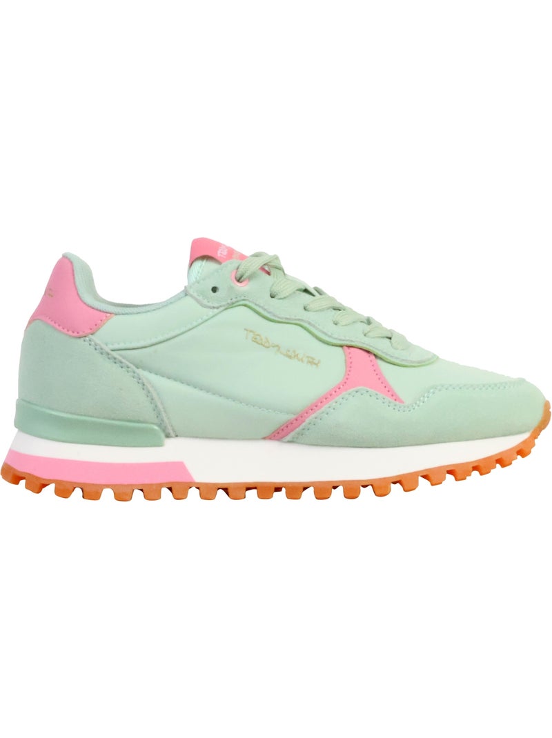 Teddy smith dames sneakers groen/roze 120515 Lichtblauw - Kiabi