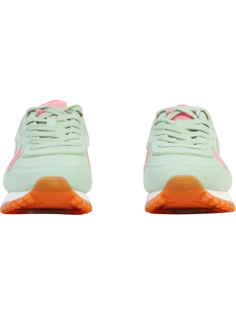 Teddy smith dames sneakers groen/roze 120515 Lichtblauw - Kiabi