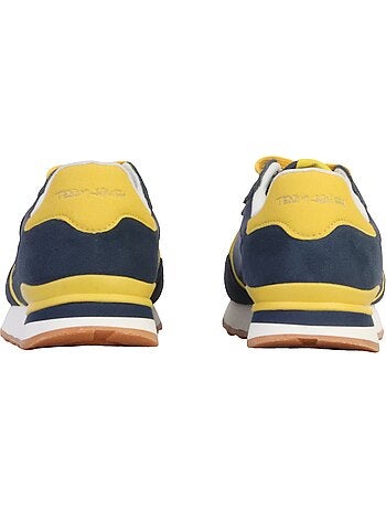 Teddy smith dames sneakers marineblauw/geel 120549