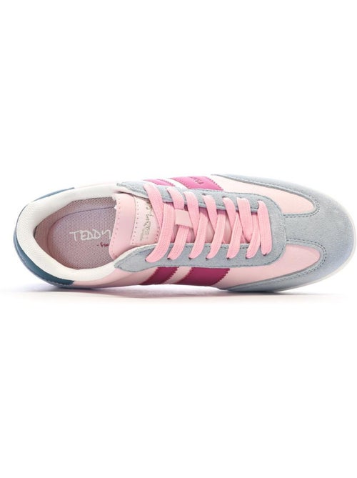 Teddy Smith Dames Sneakers Roze/Blauw 120132 - Kiabi Teddy Smith Dames Sneakers Roze/Blauw 120132 - Kiabi