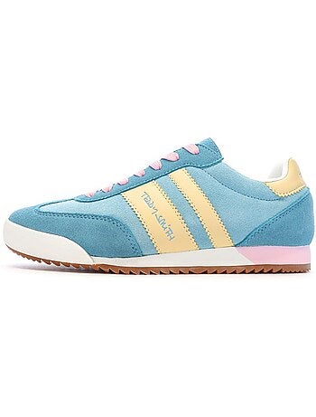 Teddy smith dames sneakers groen/geel 120132