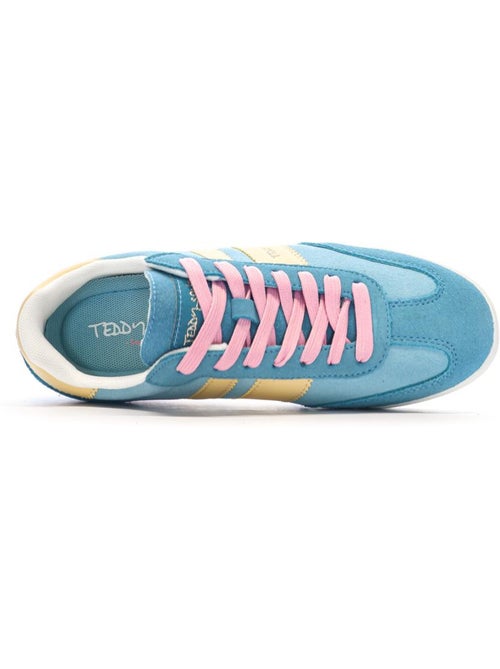 Teddy Smith Dames Sneakers Turquoise/Roze 120132 - Kiabi