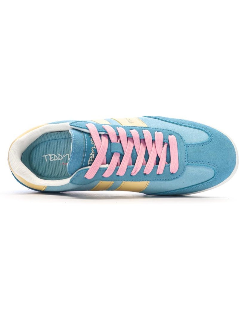 Teddy Smith Dames Sneakers Turquoise/Roze 120132 Turkoois - Kiabi