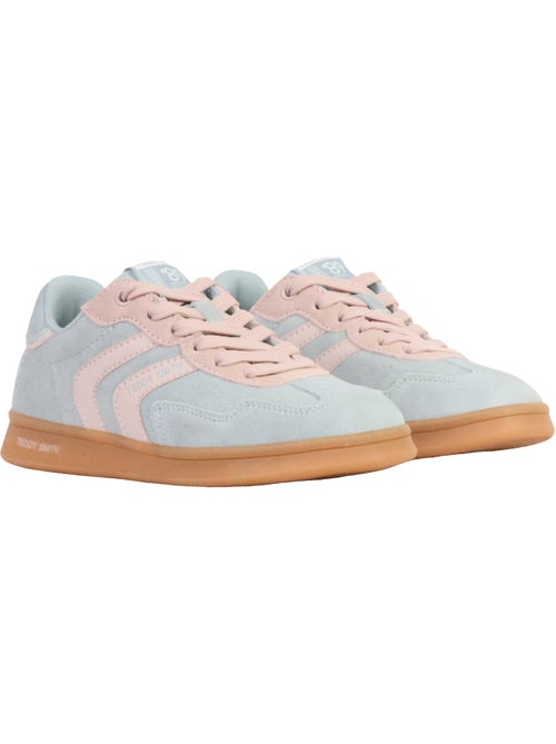 Teddy Smith Dames Sneakers Turquoise/Roze 120519 - Kiabi Teddy Smith Dames Sneakers Turquoise/Roze 120519 - Kiabi