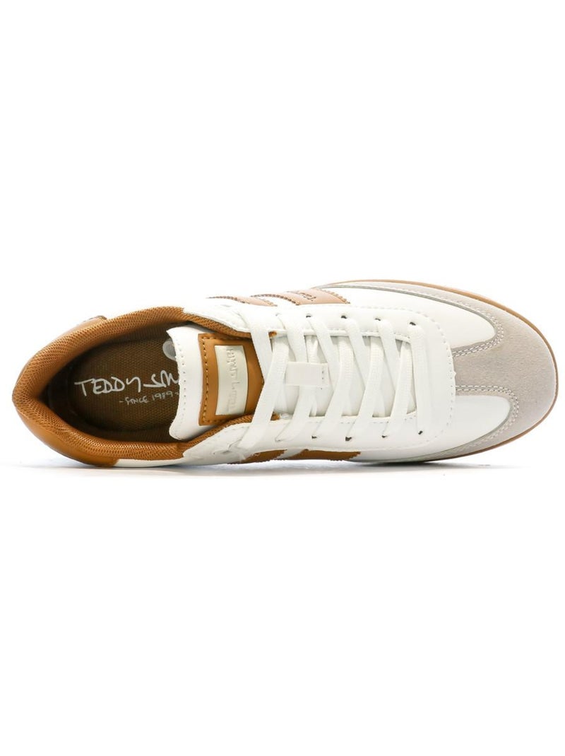 Teddy smith dames sneakers wit 78812 Wit Bruin - Kiabi