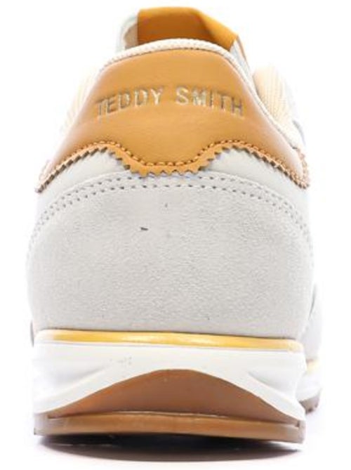 Teddy Smith Dames Sneakers Wit/Geel/Bruin 120232 - Kiabi Teddy Smith Dames Sneakers Wit/Geel/Bruin 120232 - Kiabi
