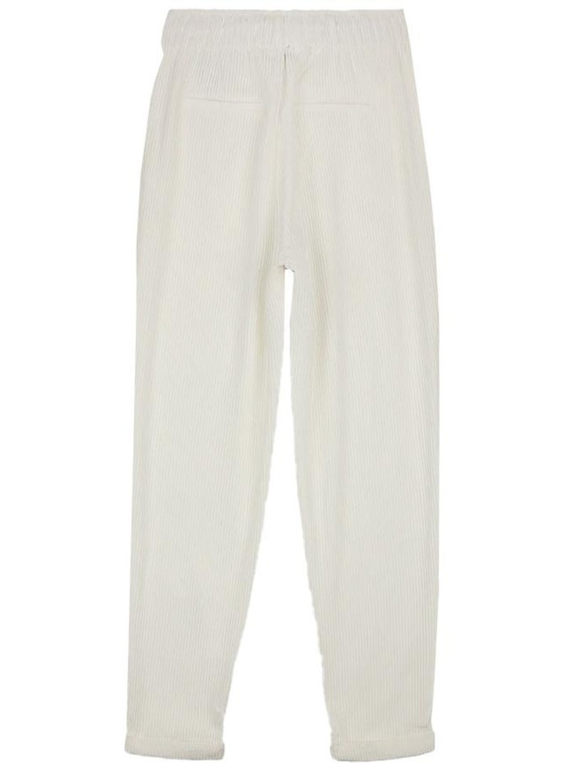 Teddy Smith Dames Velours Broek Wit 30116952D Wit - Kiabi