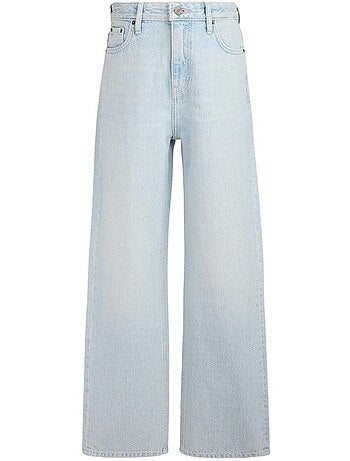 Teddy smith electra lichtblauwe wide leg jeans voor meisjes