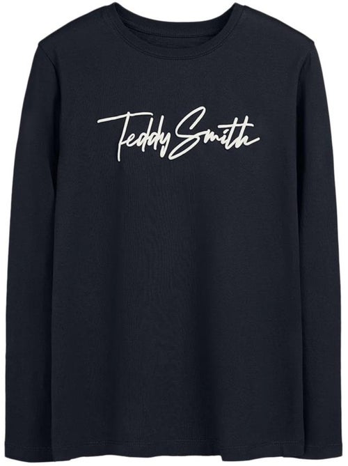 Teddy smith evan t-shirt met lange mouwen voor jongens, zwart - Kiabi Teddy smith evan t-shirt met lange mouwen voor jongens, zwart - Kiabi