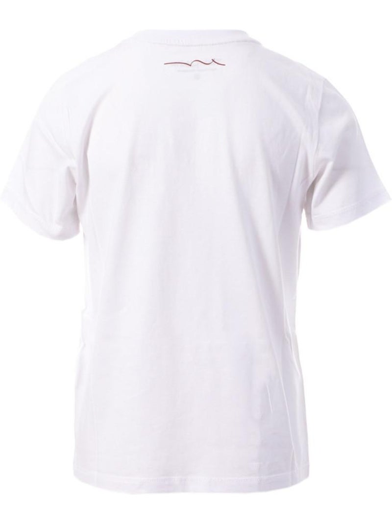 Teddy smith evan t-shirt voor jongens met logo Wit - Kiabi