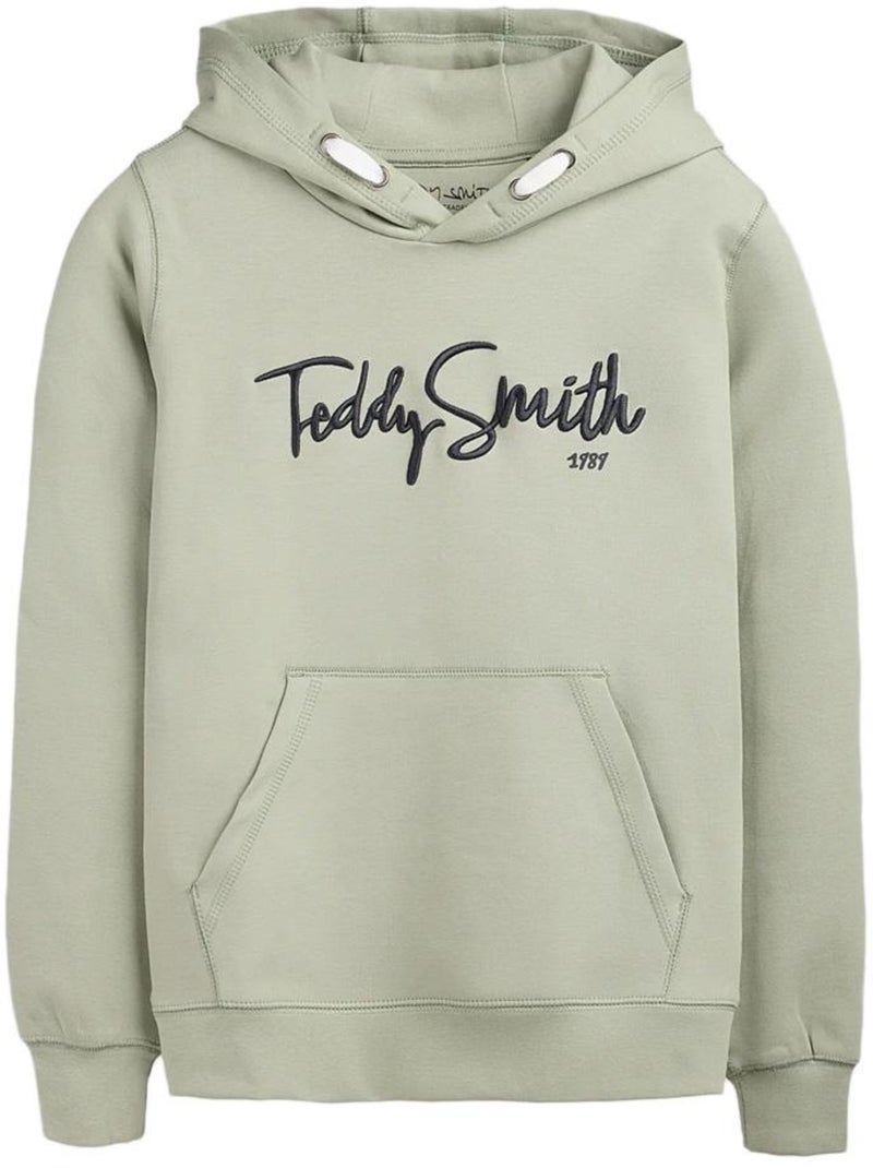 Teddy smith evry jongens sweatshirt groen/zwart Saliegroen - Kiabi