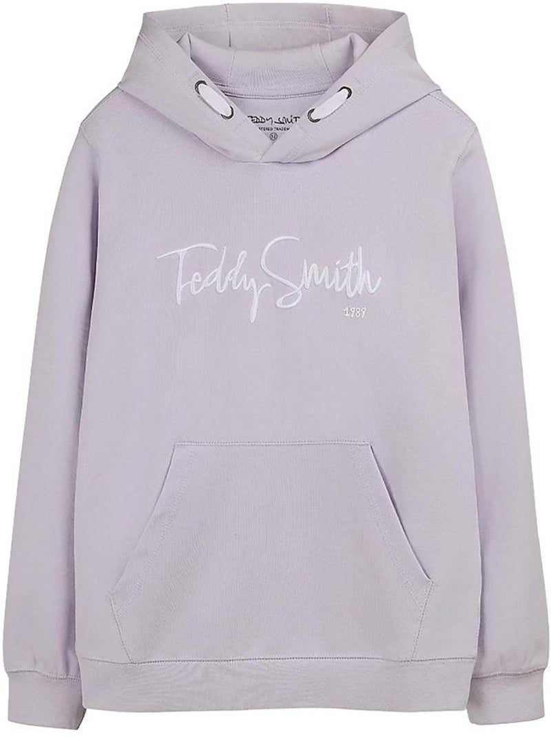Teddy smith evry1 jongens hoodie mauve Paars - Kiabi