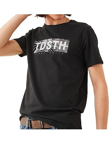 Teddy smith ezio zwart t-shirt voor dames
