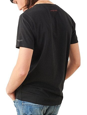 Teddy smith ezio zwart t-shirt voor dames
